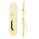 Emtek Narrow Oval Pocket Door Mortise Lock
