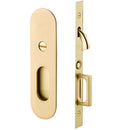 Emtek Narrow Oval Pocket Door Mortise Lock