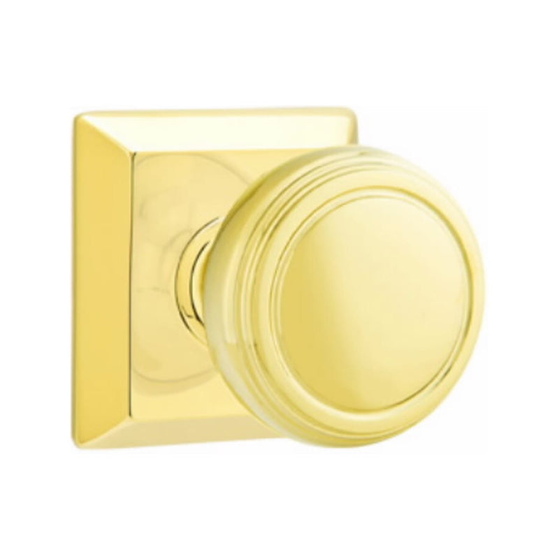 Emtek Norwich Knob Concealed Screws With Quincy Rosette