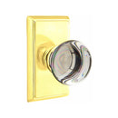 Emtek Providence Knob Concealed Screws With Rectangular Rosette