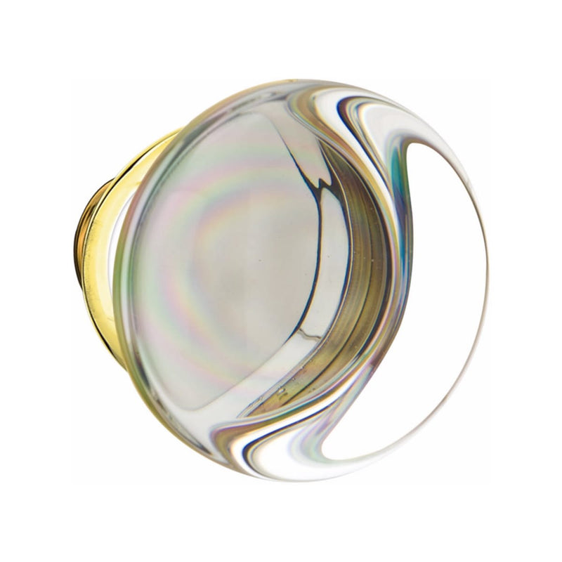 Emtek Dummy Lugano Mortise Handleset with Providence Glass Knob