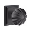 Emtek Melon Knob With Wilshire Rosette