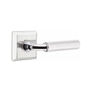 Emtek Select R-BAR Faceted Lever Concealed Screws with Quincy Rosette