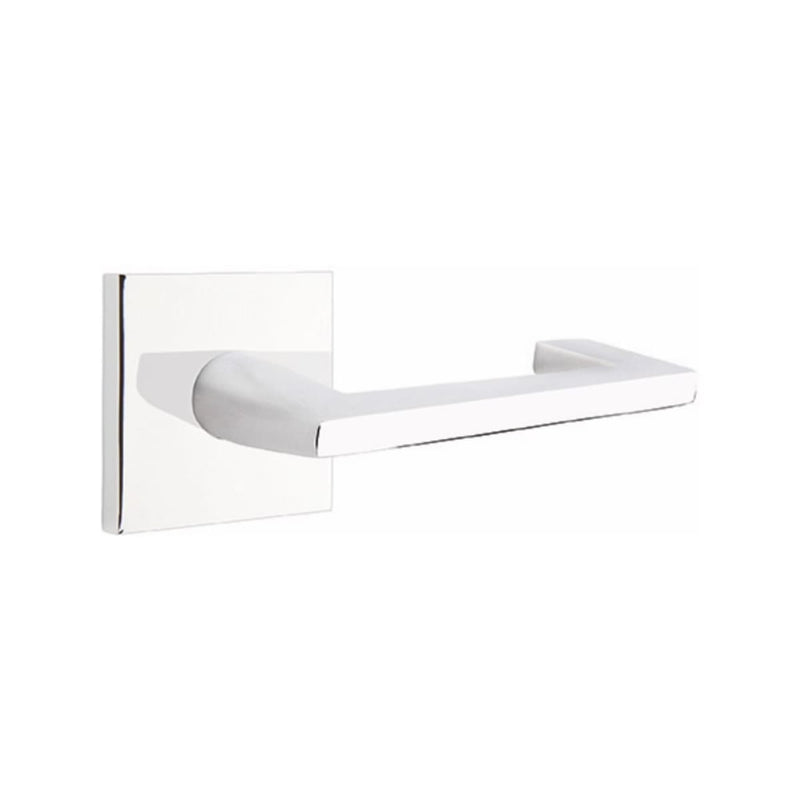 EMTEK Argos Lever Concealed Screws with Square Rosette
