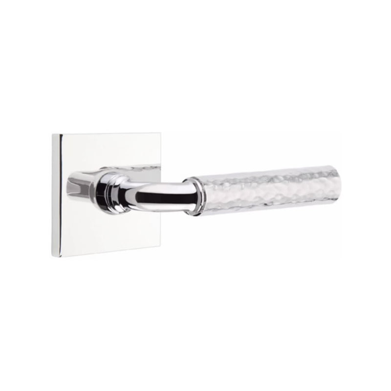 Emtek Select R-BAR Hammered Lever with Square Rosette