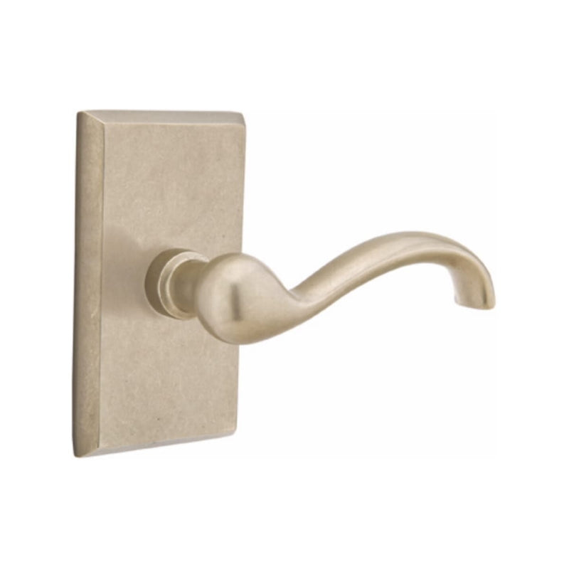 Emtek Sandcast Bronze Teton Lever Concealed Screws with