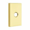Emtek Select T-BAR Smooth Lever with Modern Rectangular Rosette