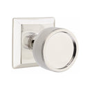 Emtek Select Conical Knurled Concealed Screws Knob with Quincy Rosette