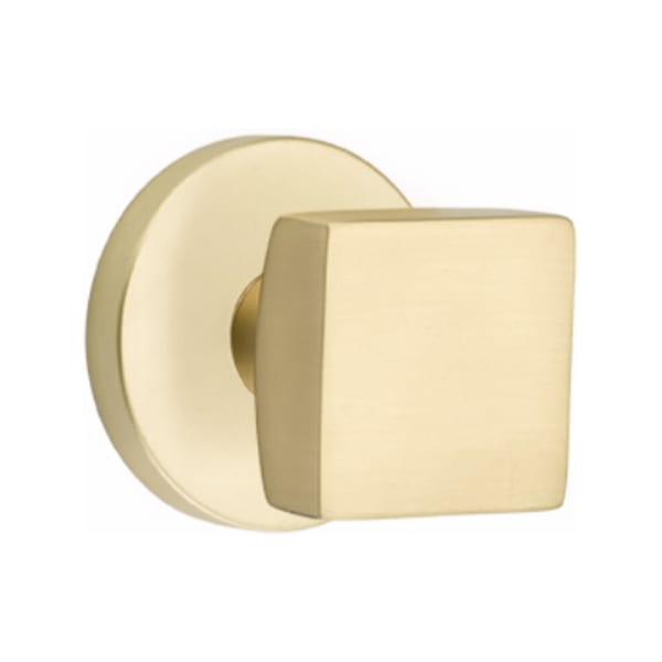 Emtek Square Knob with Disk Rosette