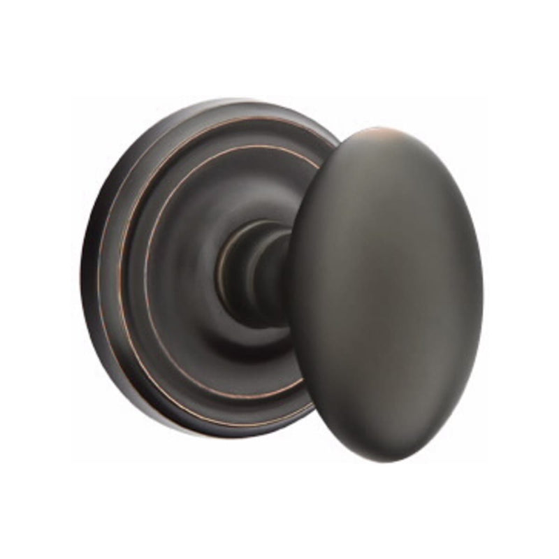 Emtek Egg Knob With Regular Rosette