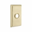 Emtek 2403 Doorbell Button with Rectangular Rosette