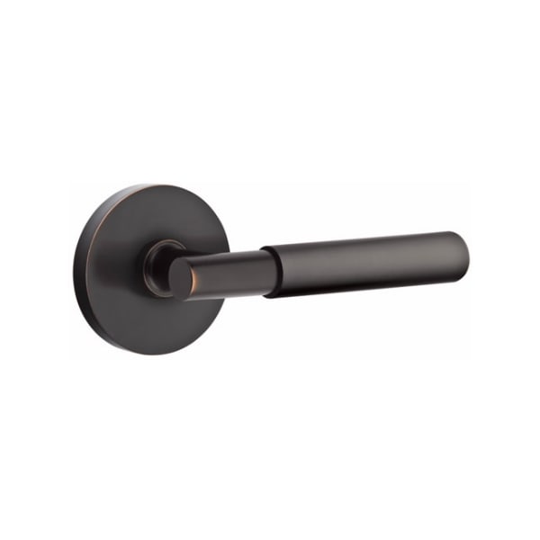Emtek Myles Lever with Disk Rosette Concealed Screws