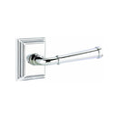 Emtek Merrimack Lever Concealed Screws with Wilshire Rosette