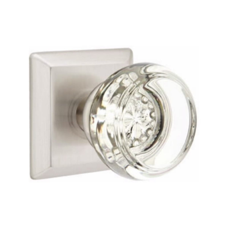 Emtek Georgetown Knob Concealed Screws With Quincy Rosette