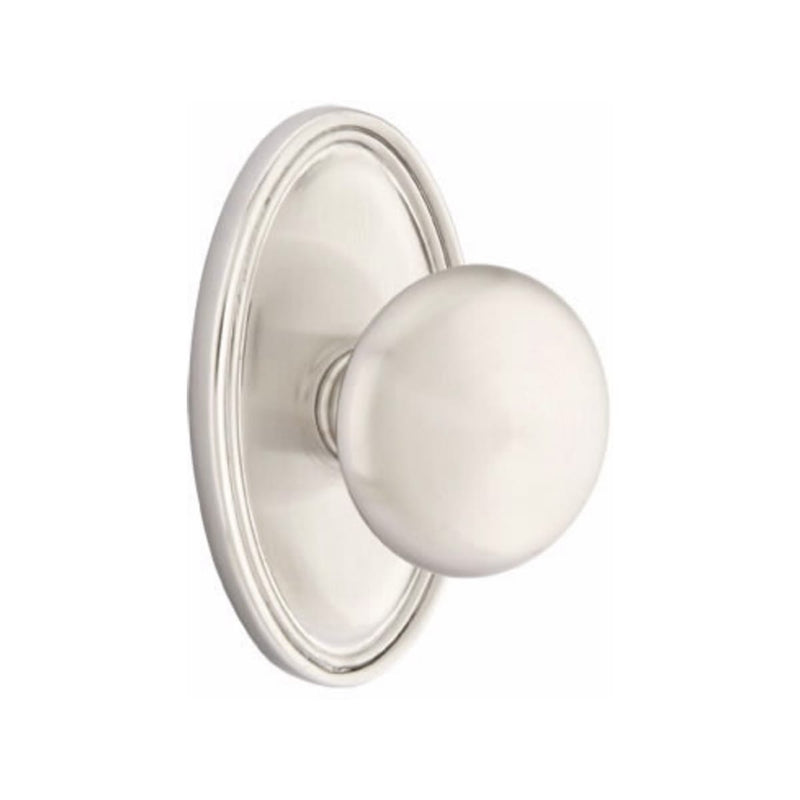 Emtek Providence Knob With Oval Rosette