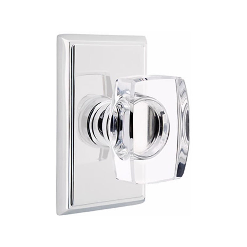 Emtek Windsor Knob With Rectangular Rosette