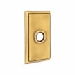 Emtek 2403 Doorbell Button with Rectangular Rosette
