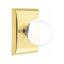 Emtek Bristol Knob Concealed Screws with Neos Rosette