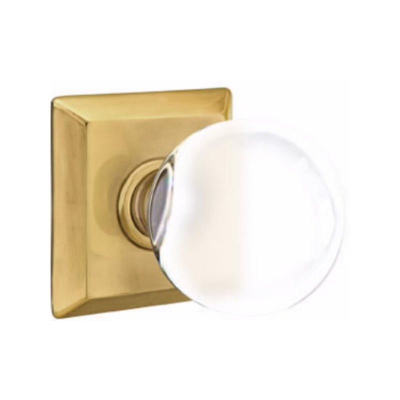 Emtek Bristol Knob Concealed Screws With Quincy Rosette