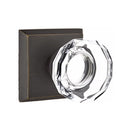 Emtek Glass Lowell Knob Concealed Screws with