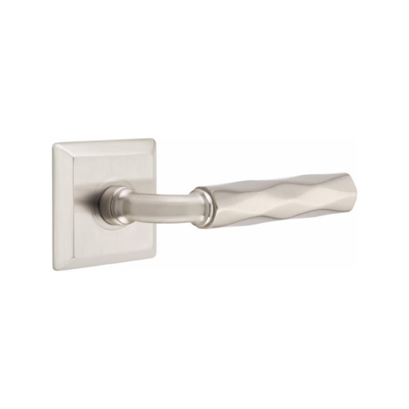 Emtek Select R-BAR Tribeca Lever Concealed Screws with Quincy Rosette