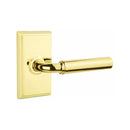 Emtek Manning Lever Concealed Screws with Rectangular Rosette