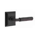 Emtek Select L-Square Tribeca Lever Concealed Screws with Wilshire Rosette