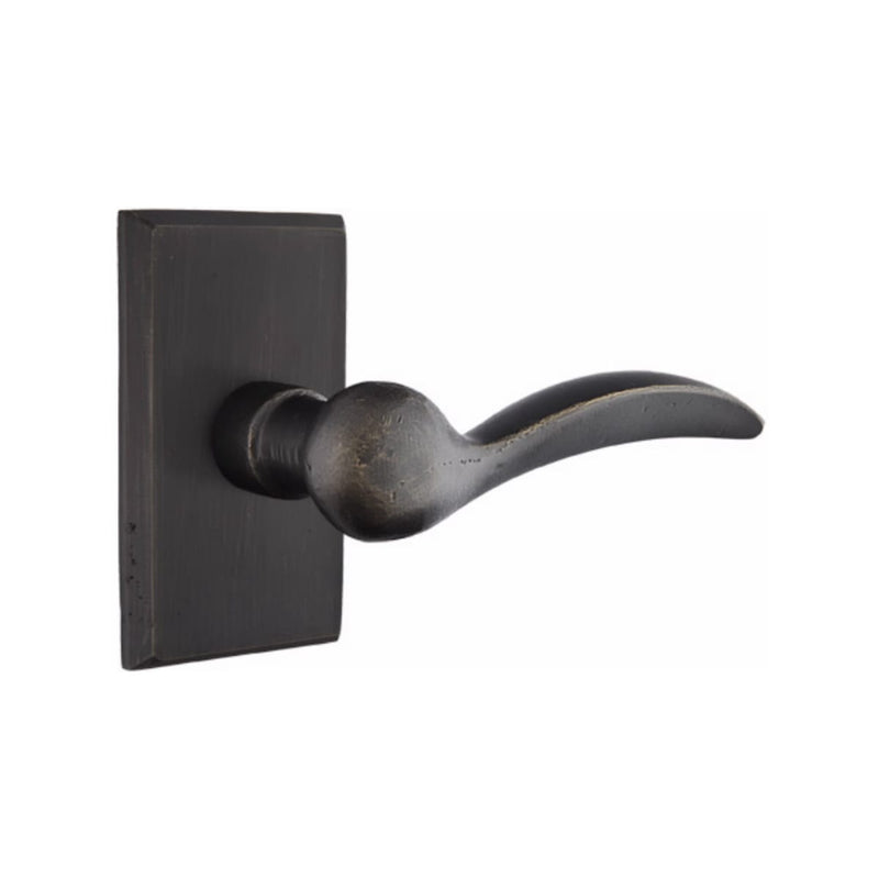 Emtek Sandcast Bronze Durango Lever with