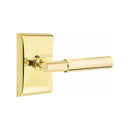 Emtek Myles Lever with Neos Rosette Concealed Screws