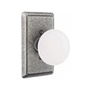 Emtek Wrought Steel Madison Ivory Knob with