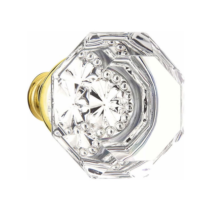 Emtek F20 Function Lugano Mortise Handleset with Old Town Glass Knob