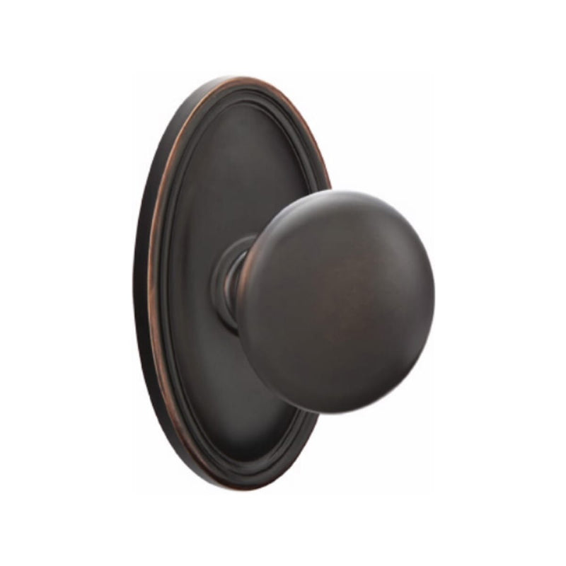 Emtek Providence Knob With Oval Rosette