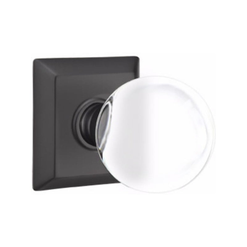 Emtek Bristol Knob Concealed Screws With Quincy Rosette