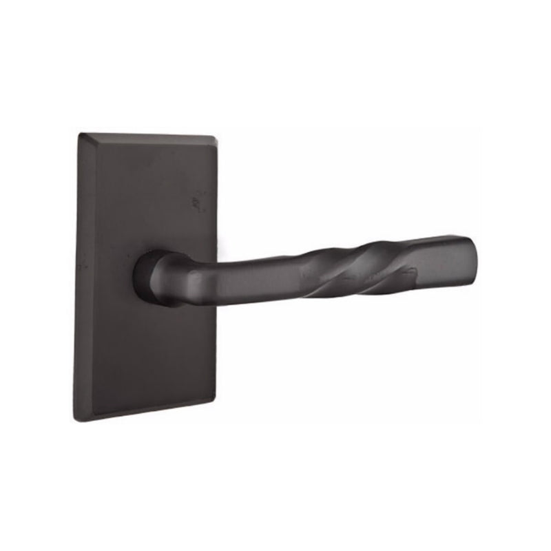 Emtek Sandcast Bronze Montrose Lever Concealed Screws with