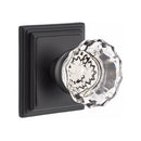 Emtek Astoria Knob Concealed Screws With Wilshire Rosette