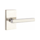 EMTEK Freestone Lever with Modern Rectangular Rosette