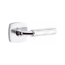 Emtek Select R-BAR Tribeca Lever Concealed Screws with Urban Modern Rosette