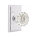 Emtek Astoria Knob Concealed Screws With Rectangular Rosette