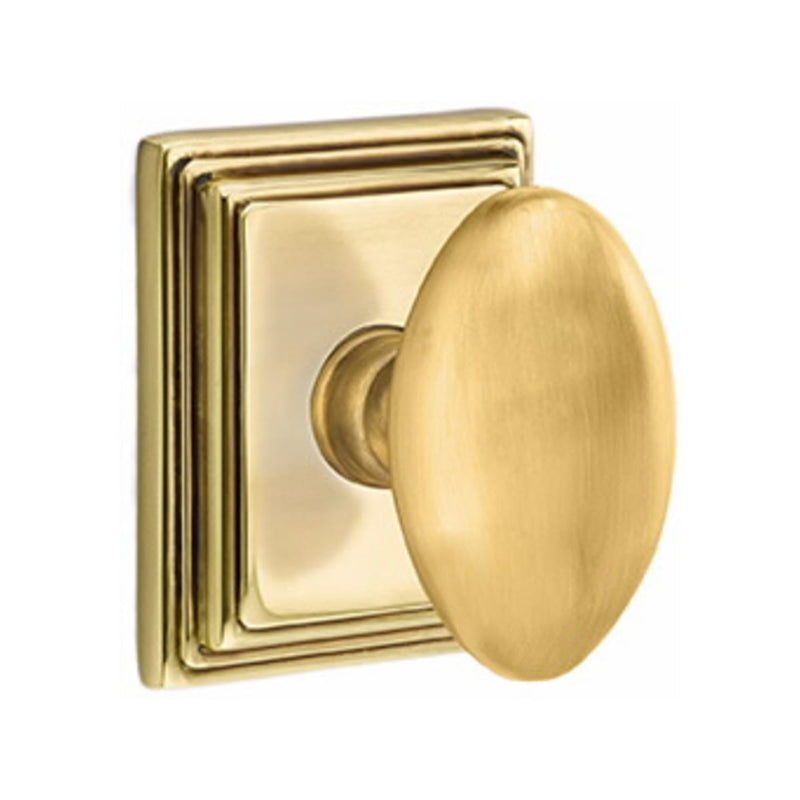 Emtek Egg Knob With Wilshire Rosette