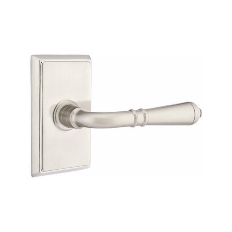 Emtek Turino Lever Concealed Screws with Rectangular Rosette