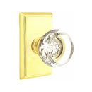 Emtek Georgetown Knob Concealed Screws With Rectangular Rosette