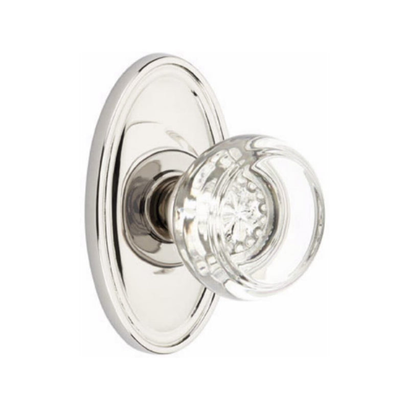 Emtek Georgetown Knob With Oval Rosette