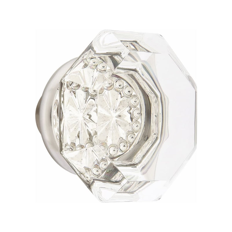 Emtek F13 Function Lugano Mortise Handleset with Old Town Glass Knob