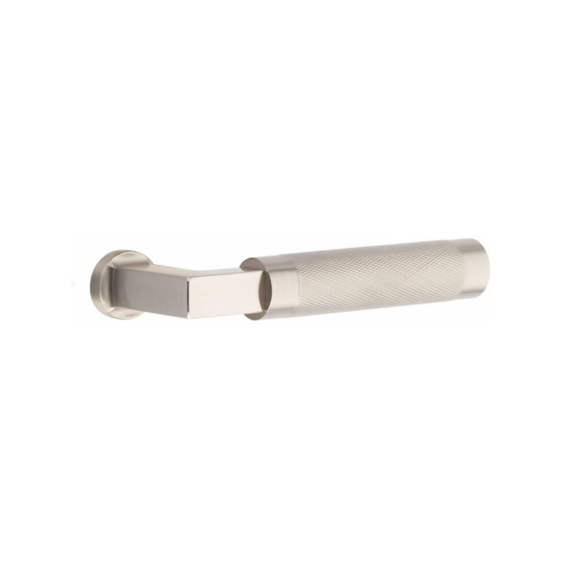 Emtek Modern Style Electronic Keypad Leverset with Select L-Square Knurled Lever