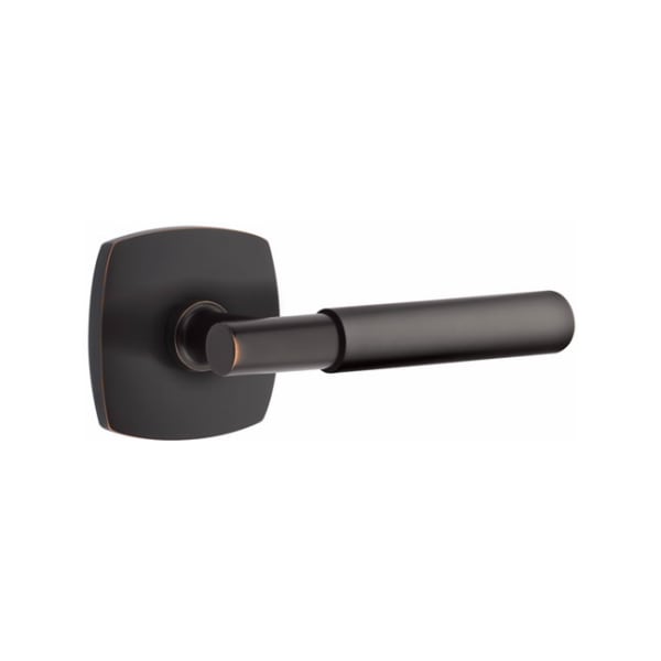 Emtek Myles Lever with Urban Modern Rosette Concealed Screws