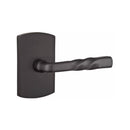 Emtek Sandcast Bronze Montrose Lever Concealed Screws with