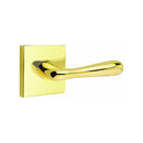 EMTEK Basel Lever Concealed Screws with Square Rosette