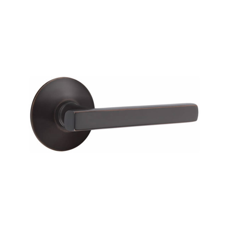 Emtek Freestone Lever Concealed Screws with Modern Rosette