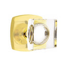 Emtek Modern Square Knob Concealed Screws with Urban Modern Rosette