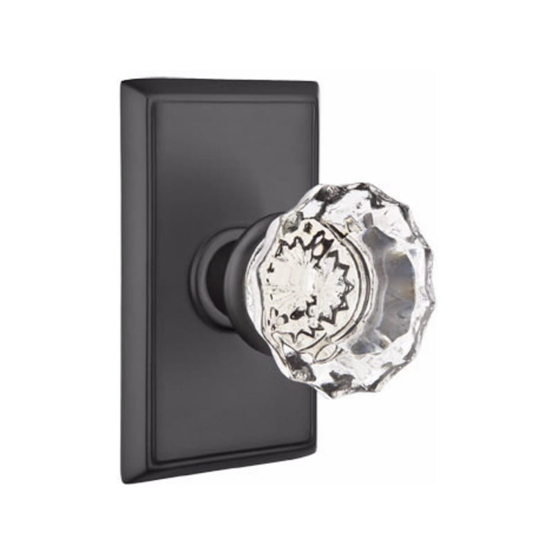 Emtek Astoria Knob Concealed Screws With Rectangular Rosette